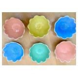 Assorted Italian Ceramic Serving Set with Fruit Tray, Pitcher, Plates and Bowls