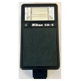 Vintage Camera Bag with Polaroid Spectra SE, Lenses, Flashes, and Photo Frame Collection