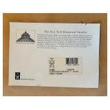 Framed Art Print Set: Palm Courtyard Scene and Hyacinthus Botanical Illustration