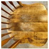 Pair of Wooden Dining Chairs, Windsor and Queen Anne Style