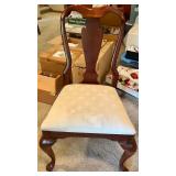 Pair of Wooden Dining Chairs, Windsor and Queen Anne Style