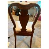 Pair of Wooden Dining Chairs, Windsor and Queen Anne Style