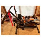 Nordictrack and HealthRider Home Exercise Machines with Digital Monitor, Band Kit, and Dumbbells