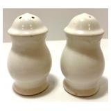 Godinger 1 Qt Covered Porcelain Baker with Warmer, Salt & Pepper Shakers, and Pfaltzgraff Butter Dish Set