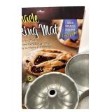 Collection of 6 Vintage Baking Pans and Miracle Baking Mat