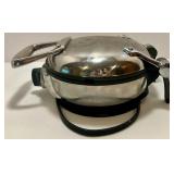 All-Clad Round Waffle Maker with Recipe Book