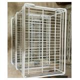 Metal Wire Shelving Unit with Additional Wire Racks and Shelf Liners