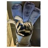 Golf Club Set with Tour/Staff Bag, Pro Tour Electric Putting Cup, and Accessories