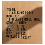 7.5 Foot Highland Spruce Artificial Christmas Tree in Box