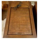 Vintage Magnavox Stereo Console Tables with Garrard Turntable and Assorted Vinyl Records