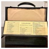 Vintage Linguaphone Conversational Course with Records and Carrying Case
