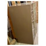 Set of 2 Four-Drawer Vertical Metal Filing Cabinets