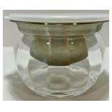 Kitchen Serveware Set with Tulip Ceramic Watering Can, 4 Colorful Serving Plates, Iced Dip Bowl, and Salad Servers