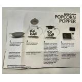 Micro-Pop Glass Popcorn Popper with Red Silicone Lid