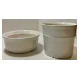 Set of 10 Vintage Pfaltzgraff Plates with Serving Bowl, Casserole Dish, and Ramekins