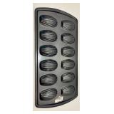 Lot of 3 Nonstick Bakeware Pieces - Cookie Sheet, Madeleine Pan, Popover Pan