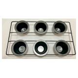 Lot of 3 Nonstick Bakeware Pieces - Cookie Sheet, Madeleine Pan, Popover Pan