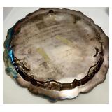 Vintage Silverplated Serving Set with 2 Trays, Punch Bowl, and Salt and Pepper Shakers