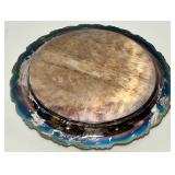 Vintage Silverplated Serving Set with 2 Trays, Punch Bowl, and Salt and Pepper Shakers