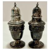 Vintage Silverplated Serving Set with 2 Trays, Punch Bowl, and Salt and Pepper Shakers