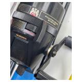 Fishing Gear Collection: 6 Rods with Reels, Chair, Tackle Box and Accessories