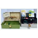 Fishing Gear Collection: 6 Rods with Reels, Chair, Tackle Box and Accessories