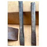 Lot of Vintage Electric Drills and Heavy Duty Chisels
