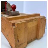 Collection of 4 Vintage Hand Planes with Servess 4 inch Mini Vise in Wooden Box