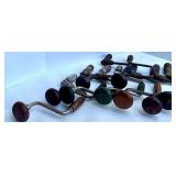 Vintage Hand Crank Brace Drills with Wood Handles