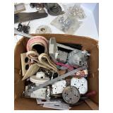 Lot of Vintage and Assorted Electrical Hardware, Box Covers and Clamps
