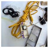 Lot of Vintage and Assorted Electrical Hardware, Box Covers and Clamps