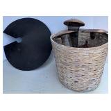 Lot of Mixed Bird Feeders, Metal Domes and Basket