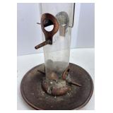 Lot of Mixed Bird Feeders, Metal Domes and Basket