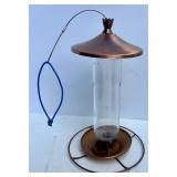 Lot of Mixed Bird Feeders, Metal Domes and Basket