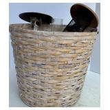 Lot of Mixed Bird Feeders, Metal Domes and Basket