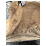 Antique Seymour No. 40 Manual Reel Lawn Mower with Grass Catcher and Scythe