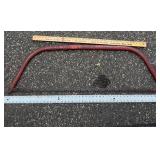 Hand Saw and Garden Tool Lot in Dairy Crate