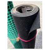 Set of 2 Garden Rolls: Plastic Mesh Fencing and Landscaping Fabric