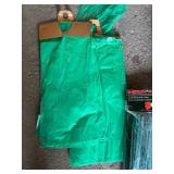 Outdoor Yard Hardware Lot with Light Stakes, Tree Tie-Downs, Poles, and Bags