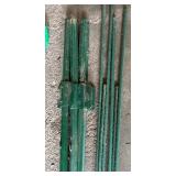 Outdoor Yard Hardware Lot with Light Stakes, Tree Tie-Downs, Poles, and Bags