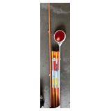 Outdoor Yard Hardware Lot with Light Stakes, Tree Tie-Downs, Poles, and Bags