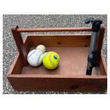 Assorted Sports and Outdoor Game Set with Baseball Bats, Volleyball Net, and Croquet Set