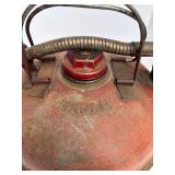 Pair of Vintage Eagle Metal Gasoline Safety Cans