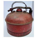 Pair of Vintage Eagle Metal Gasoline Safety Cans