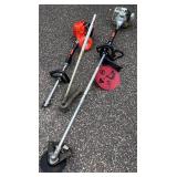 Echo PAS-225 and Echo SRM-240 Trimmer Brushcutter Lot with Stihl Blade