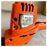 Lot of Lawn Power Tools Including Chainsaw, Hedge Trimmer, and Blower