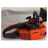 Lot of Lawn Power Tools Including Chainsaw, Hedge Trimmer, and Blower