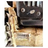 Lot of Lawn Power Tools Including Chainsaw, Hedge Trimmer, and Blower