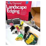 Thrifty Diamond Landscape Edging Kit with Stakes, Connectors, and Fabric Pegs