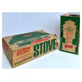 Coleman Two-Burner Camp Stove 425E with Box and Coleman Two-Mantle Lantern Box